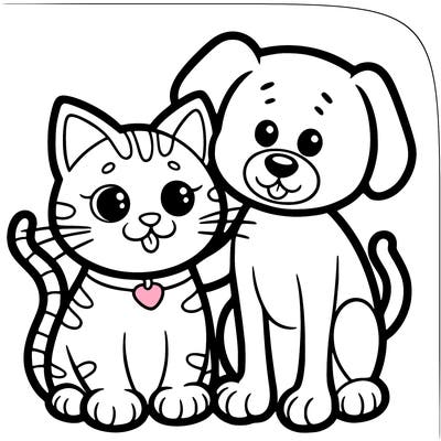 cat and dog