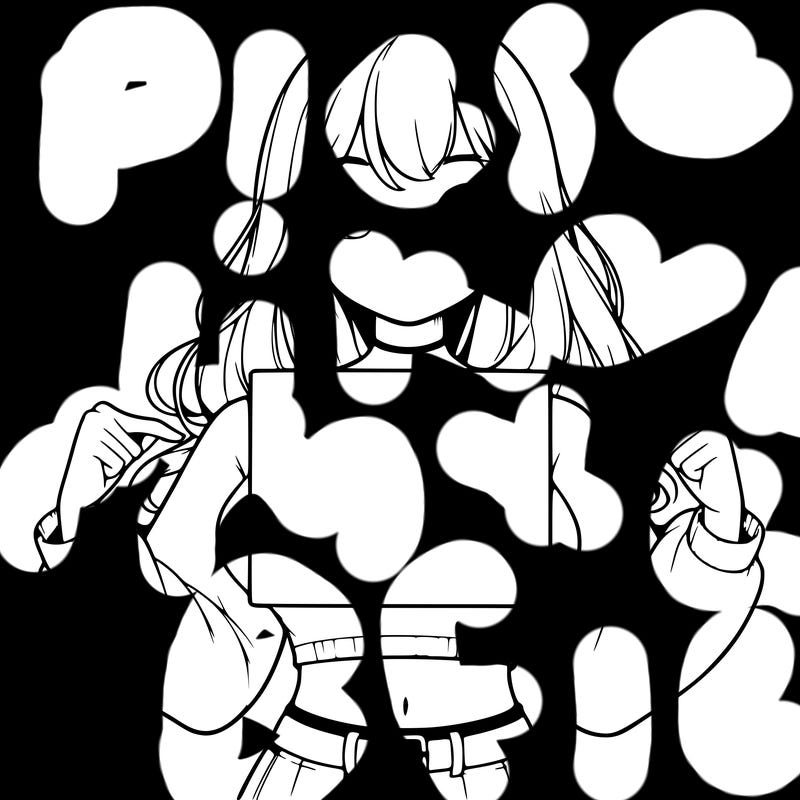 girl holding a blank sign in a long sleeve crop top