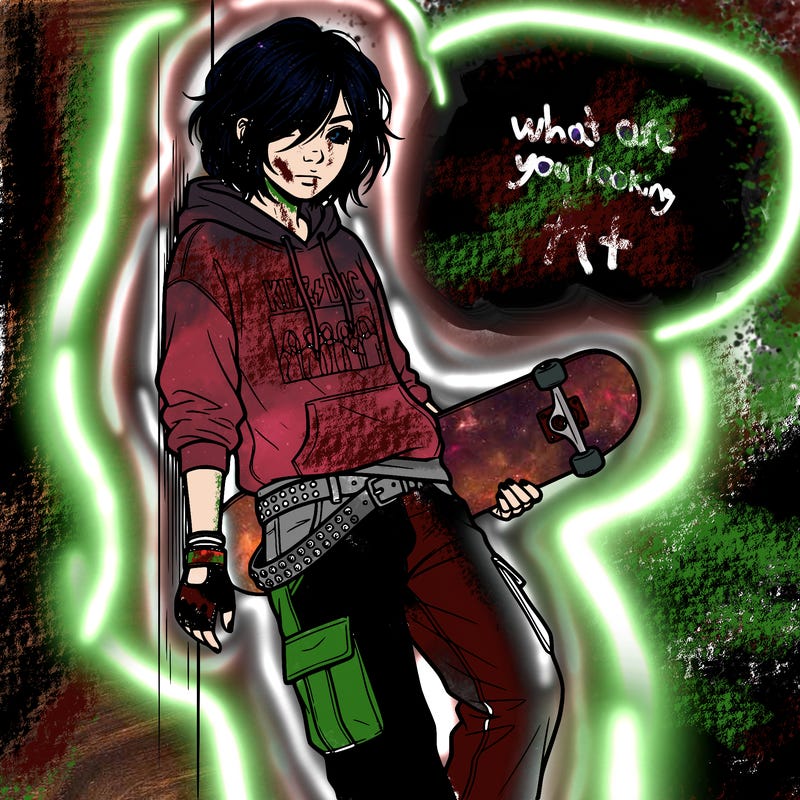 a girl that is a tomboy and emo