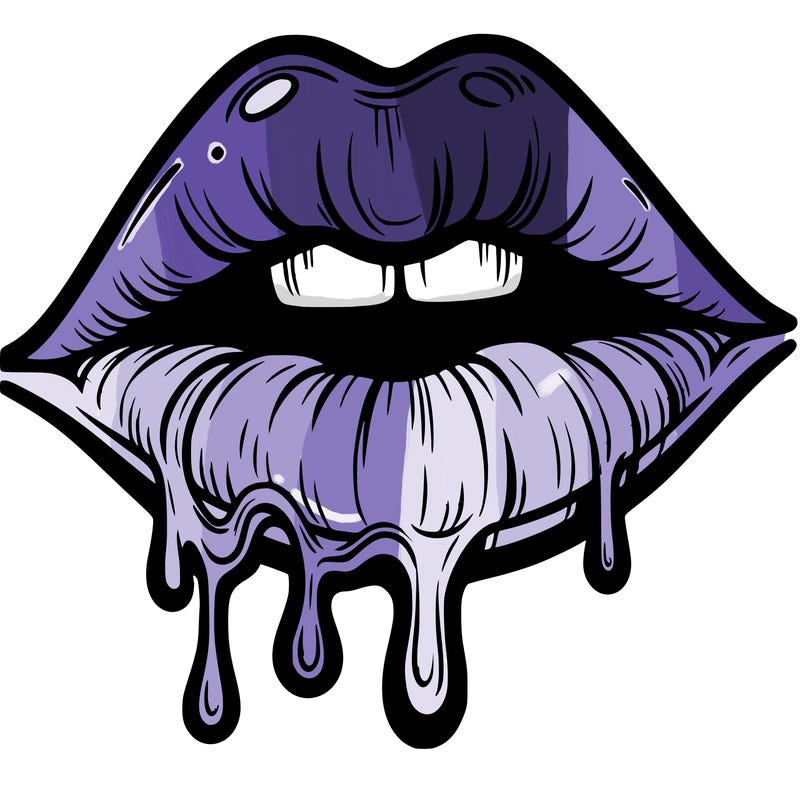 lips that look realistic and drip