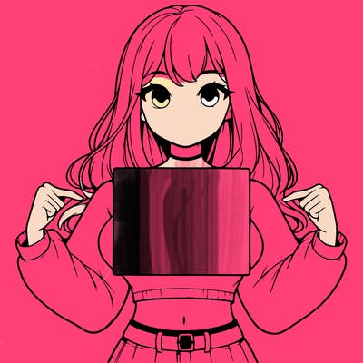 girl holding a blank sign in a long sleeve crop top