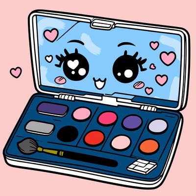 makeup pallet