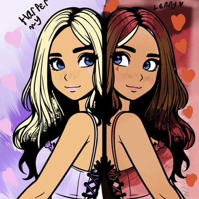 a realistic girl split