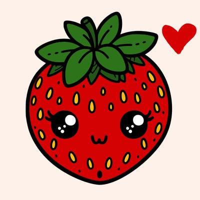 cute strawberry