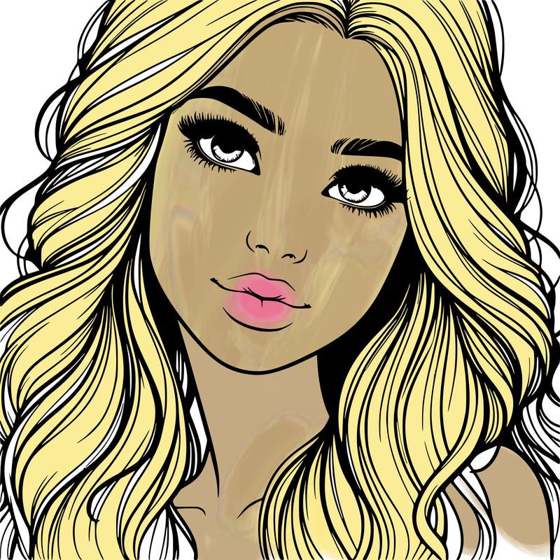 beautiful realistic girl