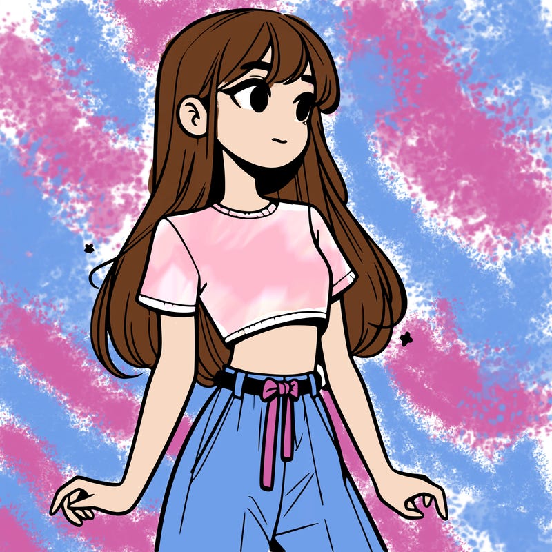 girl in a cute crop top