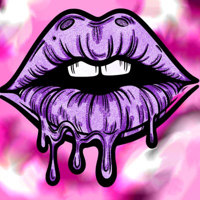 lips that look realistic and drip