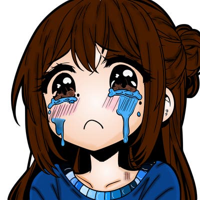 manga girl cry