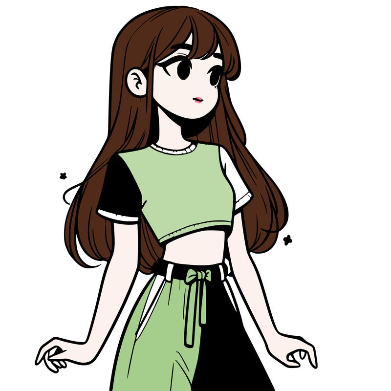 girl in a cute crop top