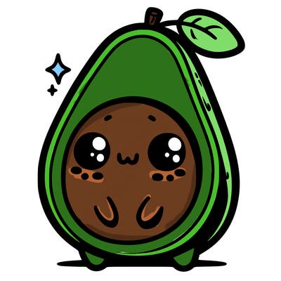 cute avocado