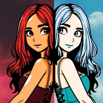 a realistic girl split