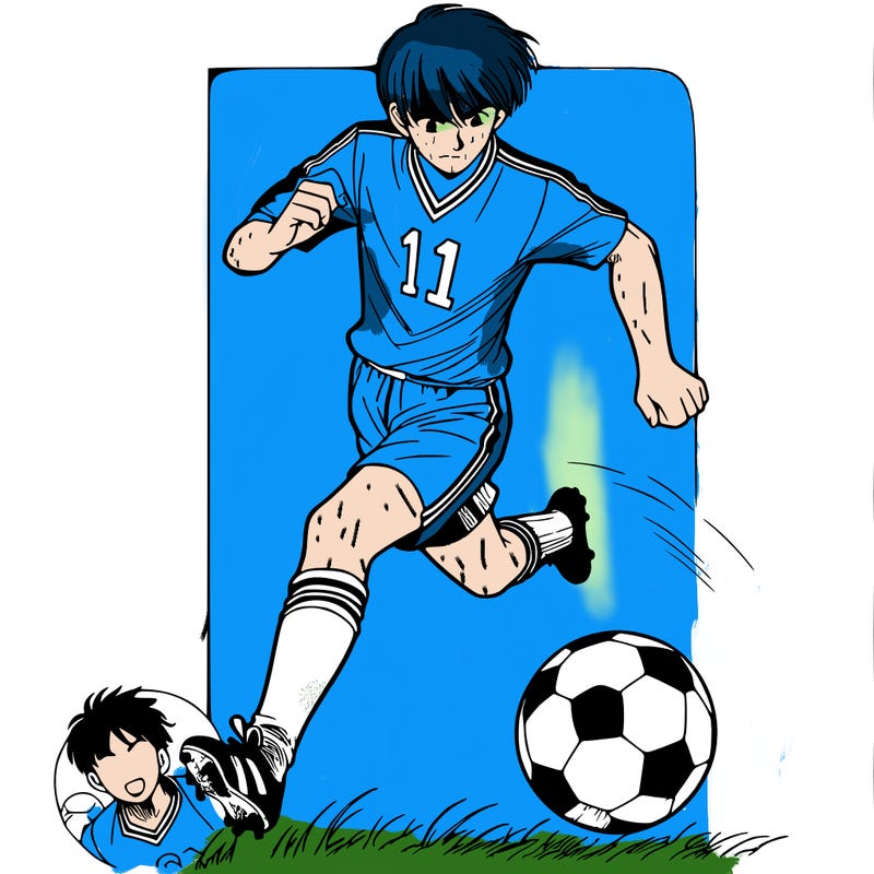 soccer player from manga