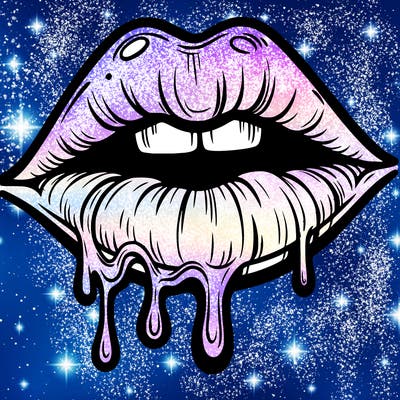 lips that look realistic and drip