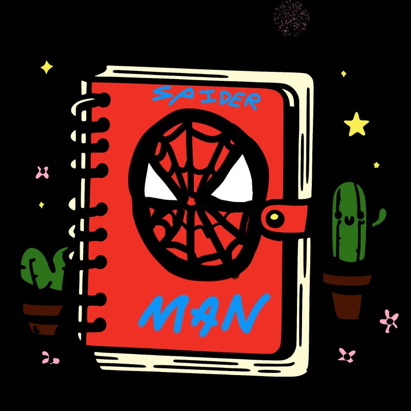 notebook with blank cover