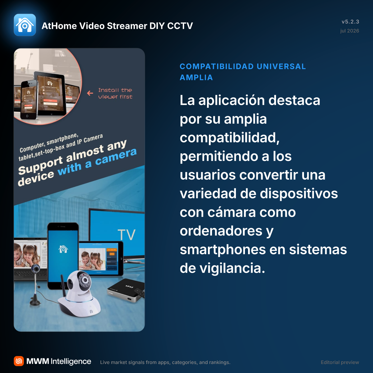 AtHome Video Streamer DIY CCTV - App de Economía y empresa | MWM