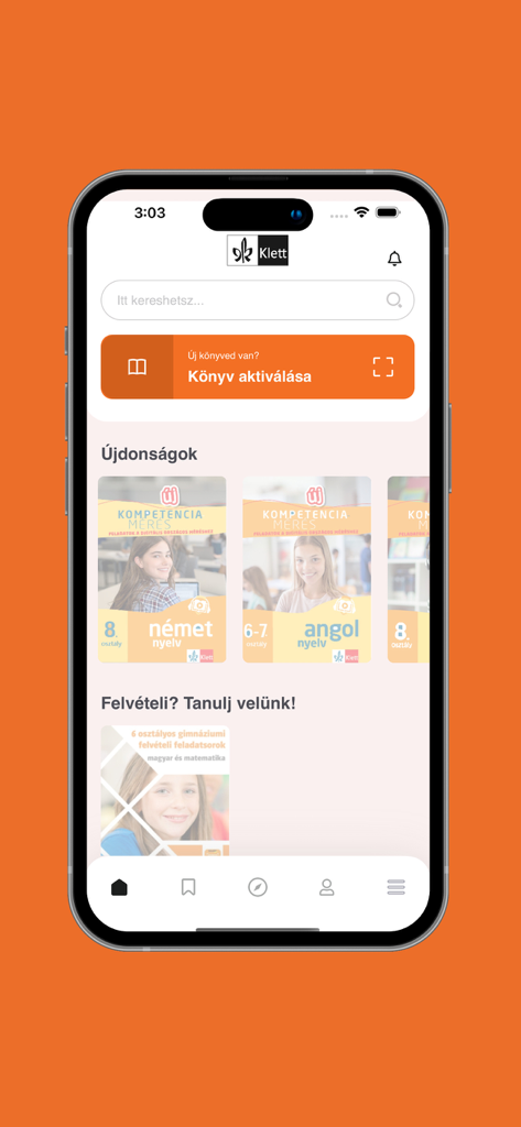Raabe Klett Lern-App Startbildschirm mit Buchaktivierung und Sprachlernmaterialien