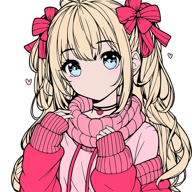 cute anime realistic girl