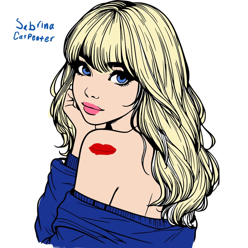 realistic girl with bangs looking over her shoulder