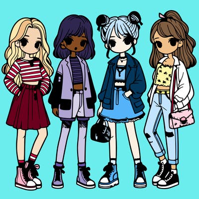 girls with fashion