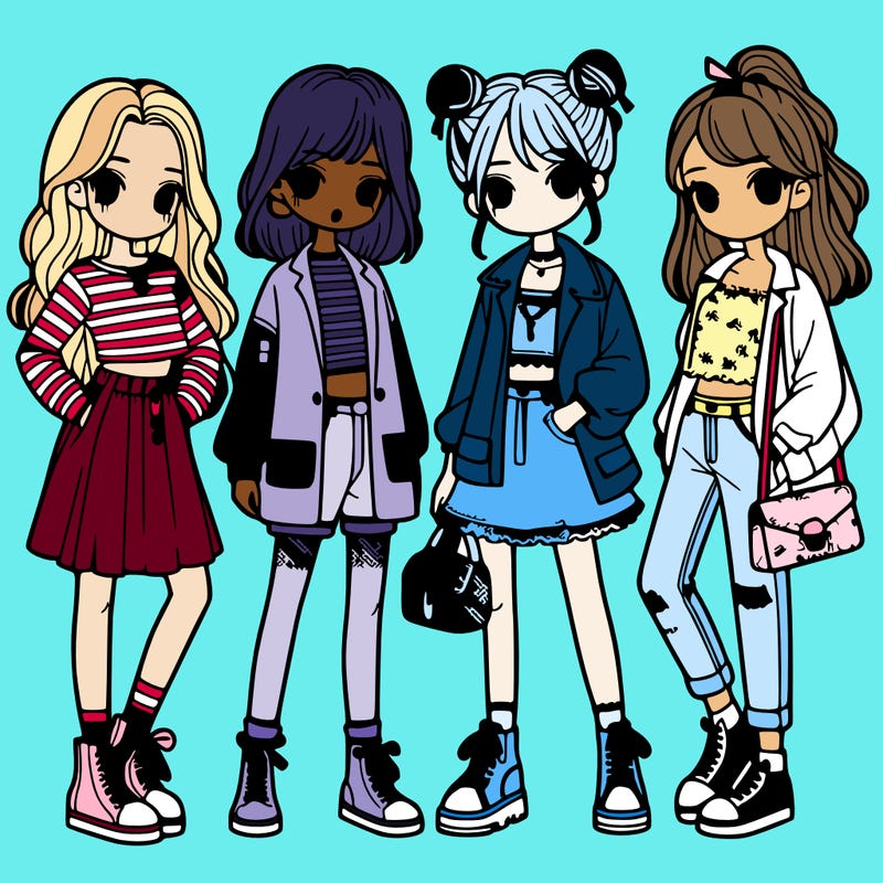 girls with fashion