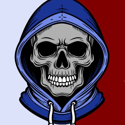 skull hoodie