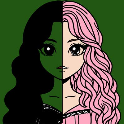 alphaba and glenda half and half