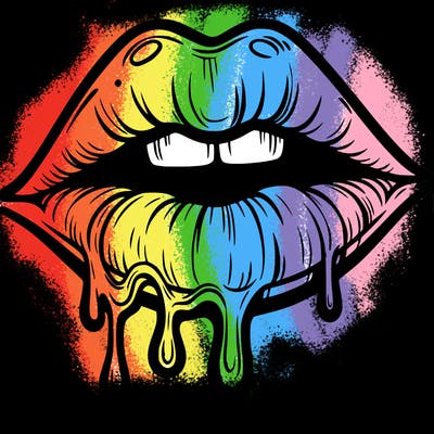 lips that look realistic and drip