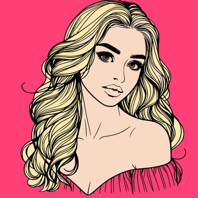 beautiful realistic girl