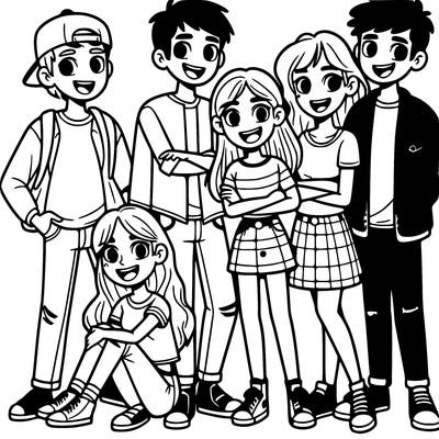 group of friends