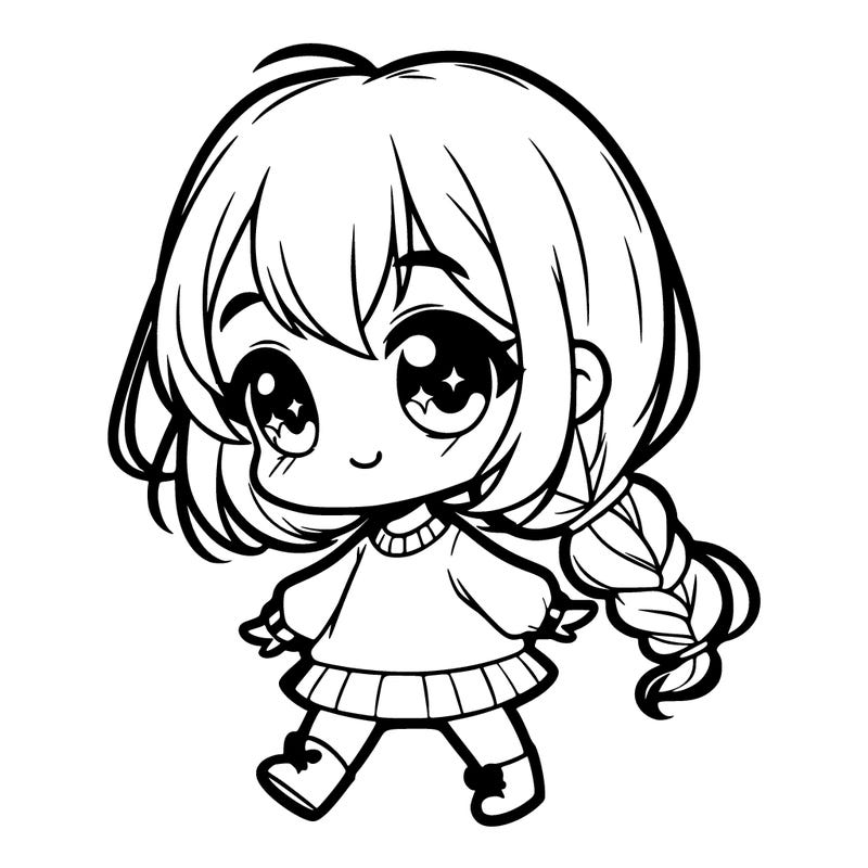cute little chibi girl