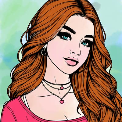 detailed realistic girl