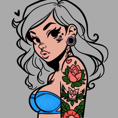tattoo girl