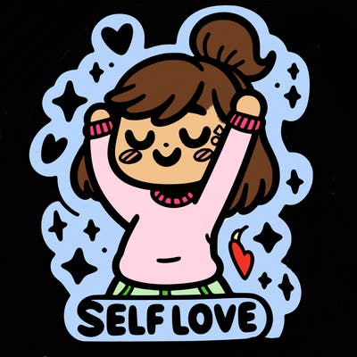 self-love sticker