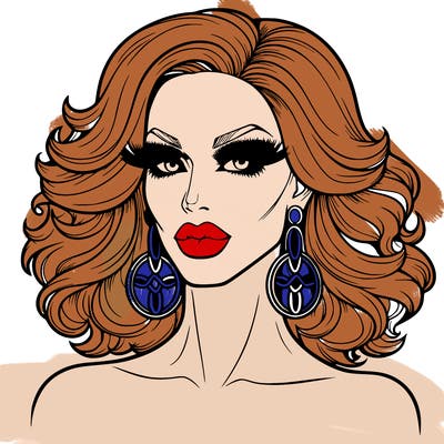 realistic drag queen