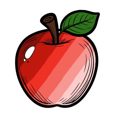 an apple