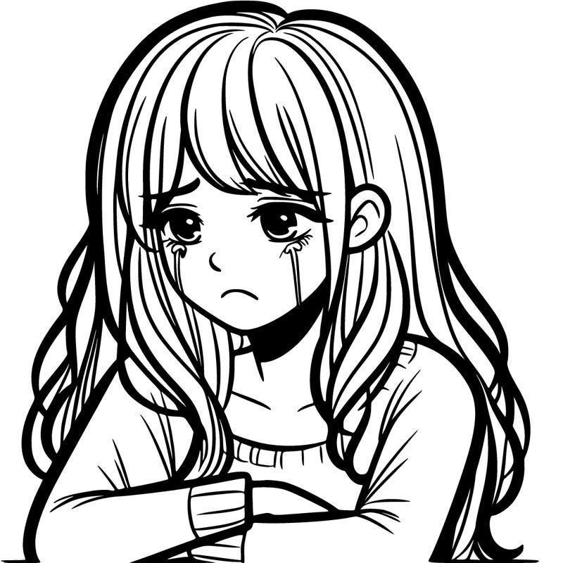sad girl teenage