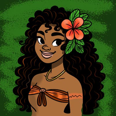 hawaiian black woman