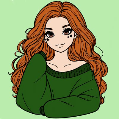 a beautiful girl in a big sweatshirt