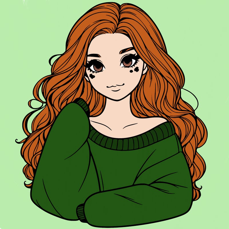 a beautiful girl in a big sweatshirt