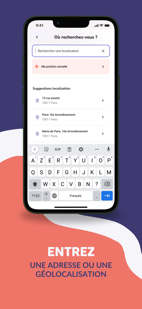 Soliguide - Soliguide app interface for searching social services by address or geolocation