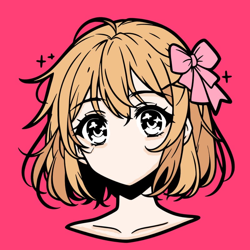 anime girl face