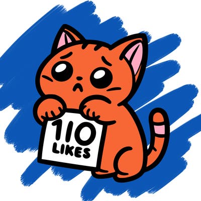 a cat begging for 10 likes