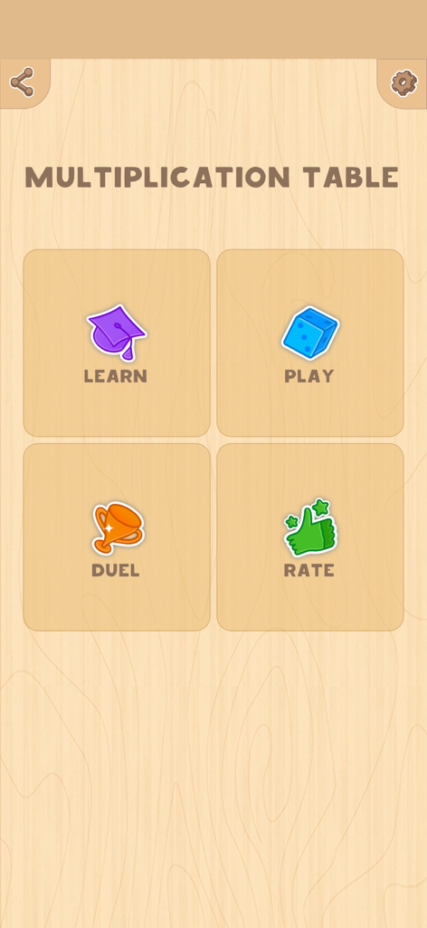 Multiplication table (Math) - Education App | MWM