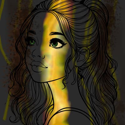 beautiful realistic girl