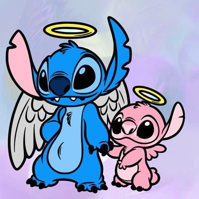 stitch and angel