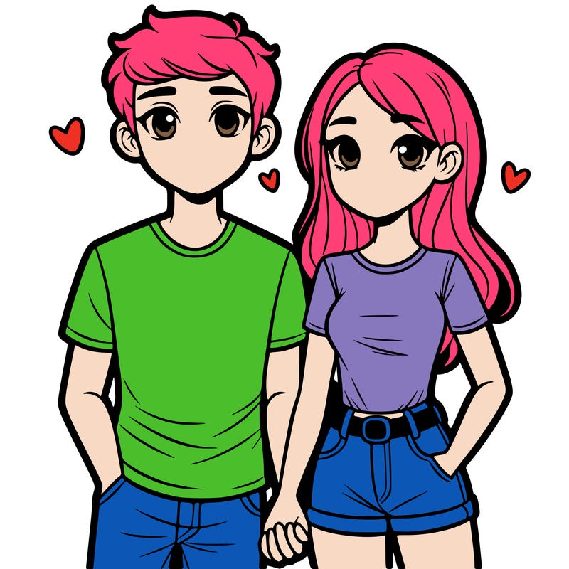 boyfriend and girlfriend