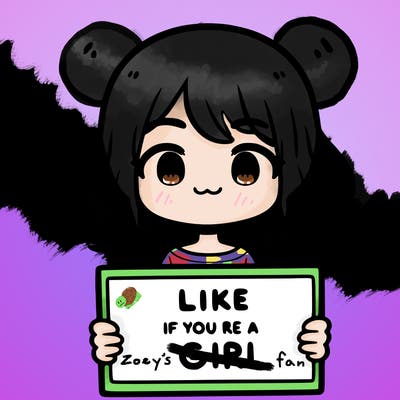 a cute girl holding a sign that says like if you’re a girl