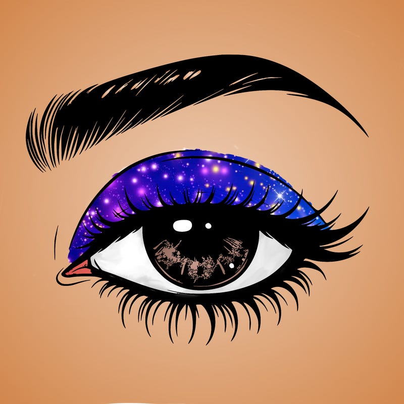 eye closed realistic