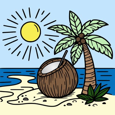 summer  coconut