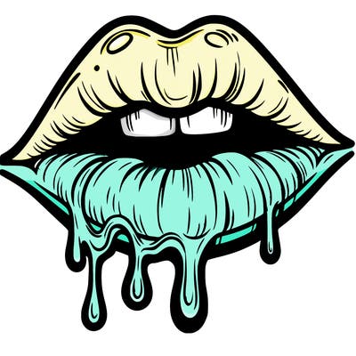 lips that look realistic and drip